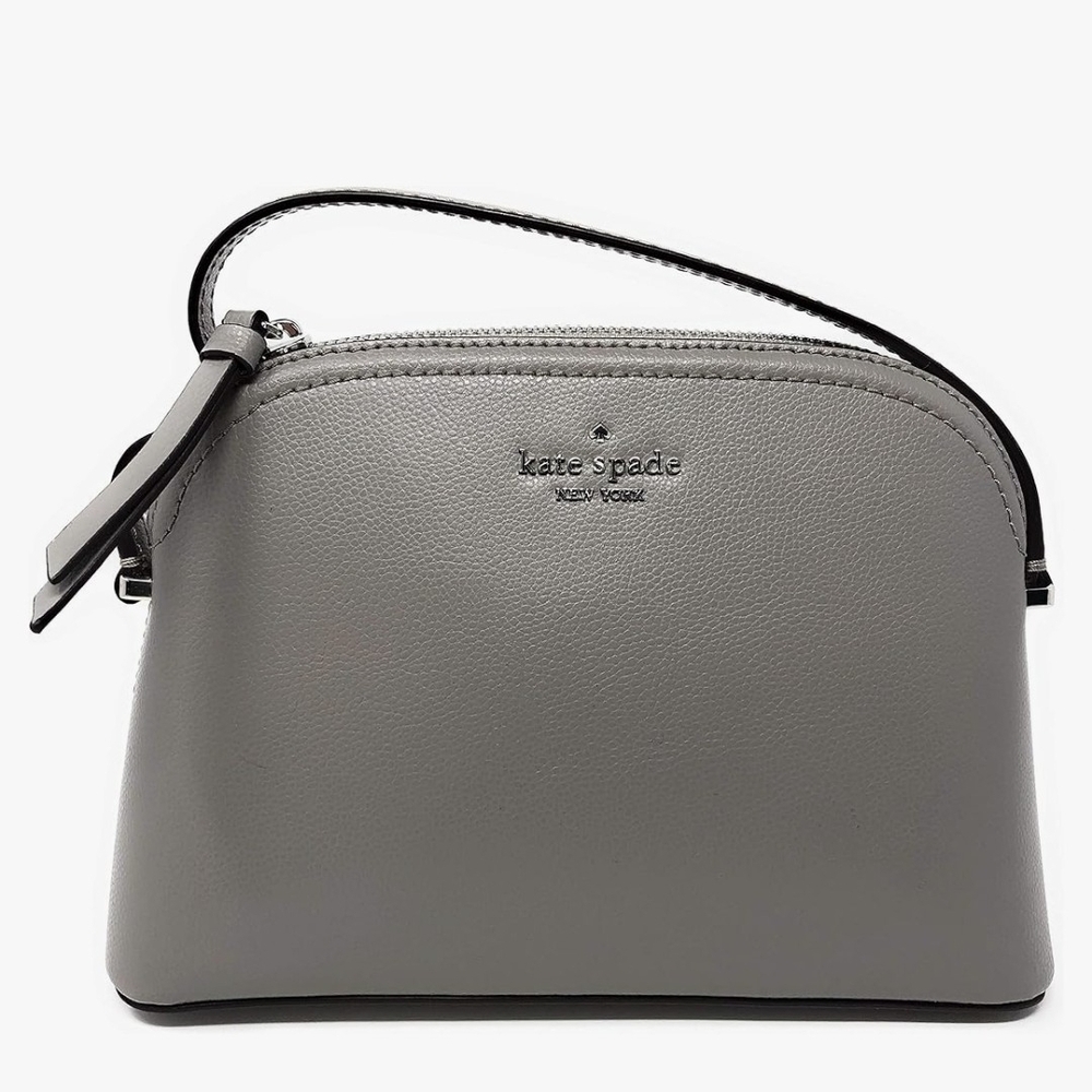 Kate Spade Elegant Gray Shoulder Bag